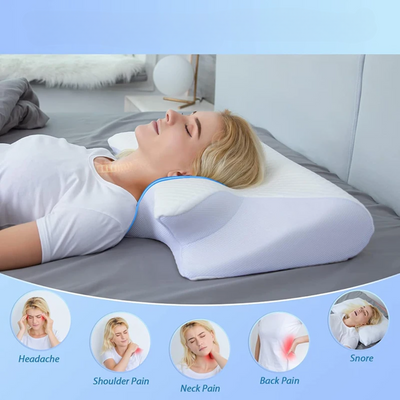 Orthopedic Memory Foam Pillow For Neck Support And Pain Relief