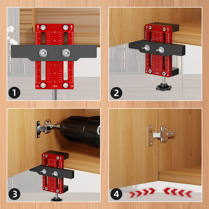 Cabinet Door Installation Tool Positioner For Easy Alignment