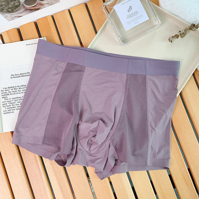 Summer Men's Ice Silk Underpants Breathable Lightweight Comfort