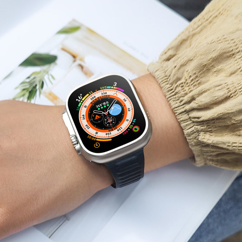 Magnetic Woven Twill Band For Apple Watch Comfortable Fit