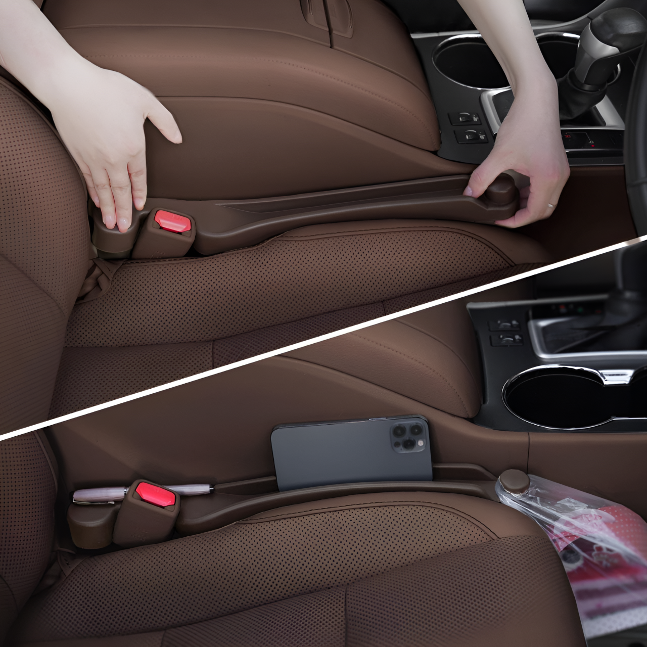 Car Seat Gap Filler Organizer For Extra Storage And Convenience