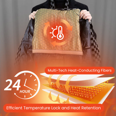 Men’s Tweed Jacket With Warm White Duck Down Lining Winter Coat