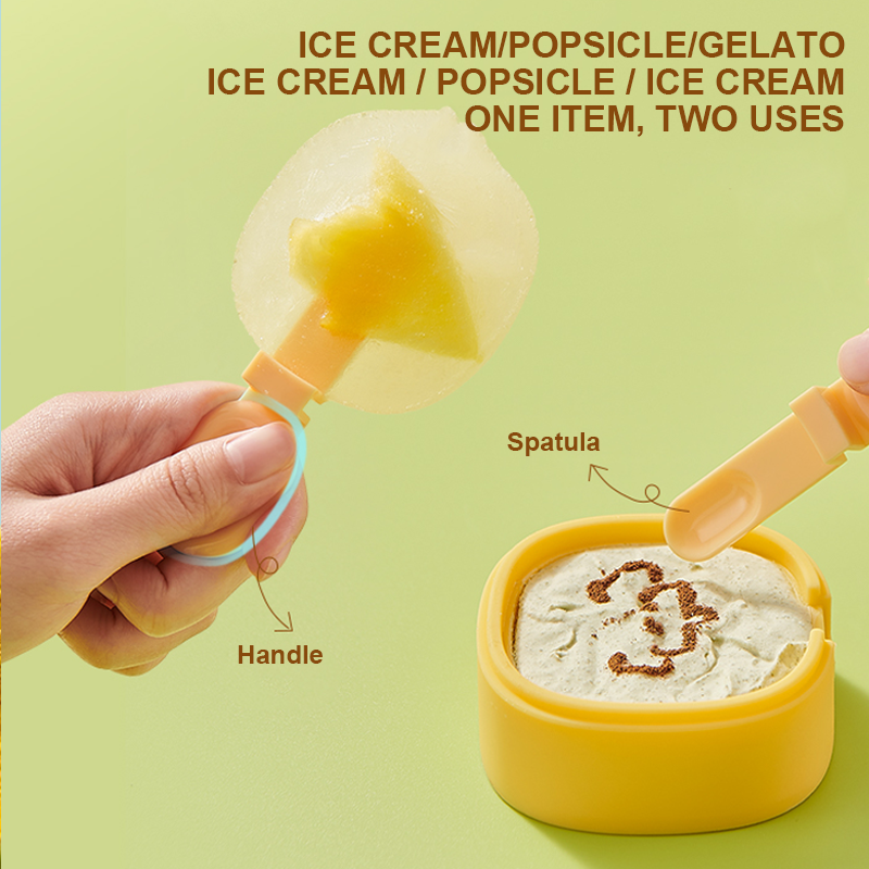 Multi-Layer Ice Cream Mold For Creative Frozen Treats Making