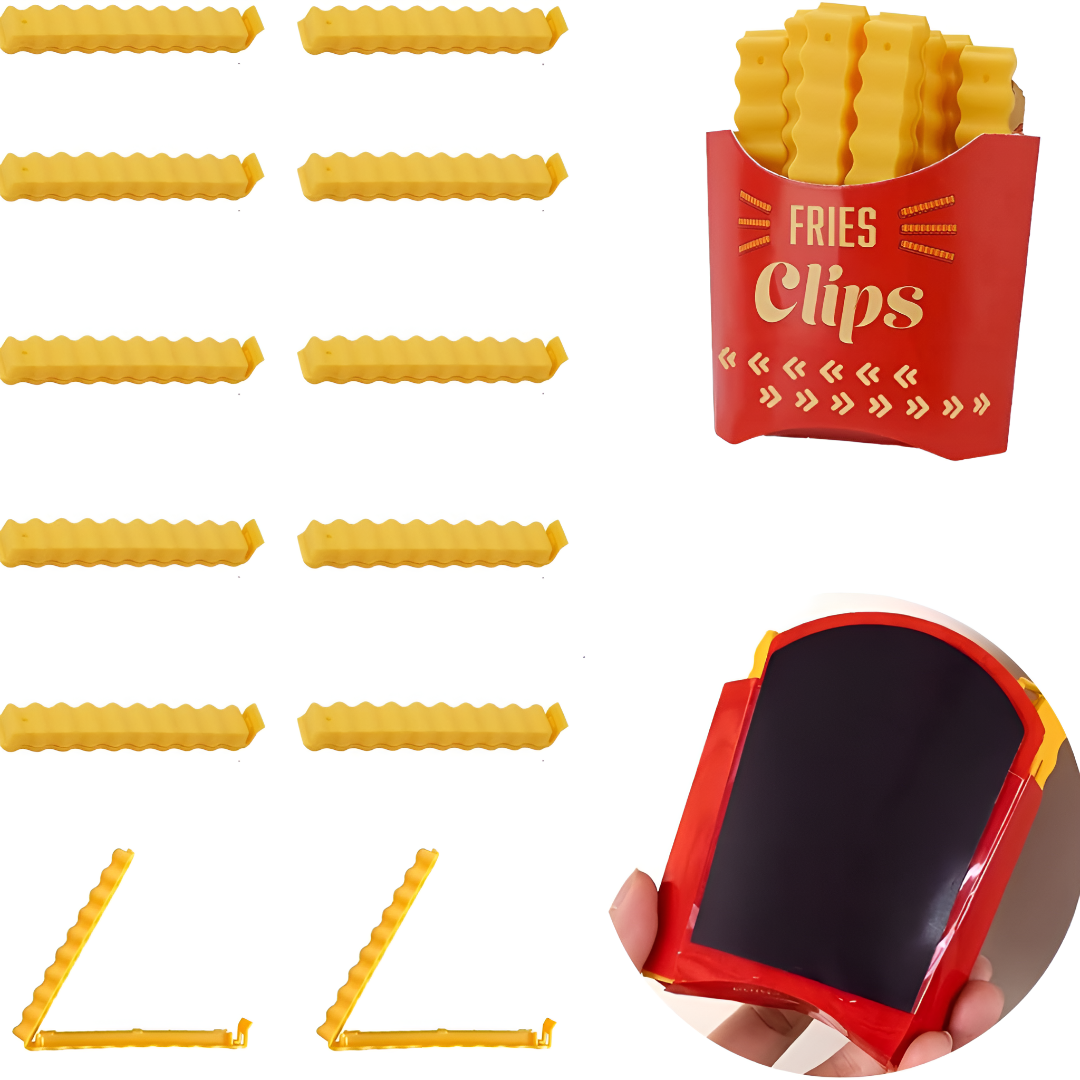Chip Bag Clips Set For Secure Snack And Food Storage