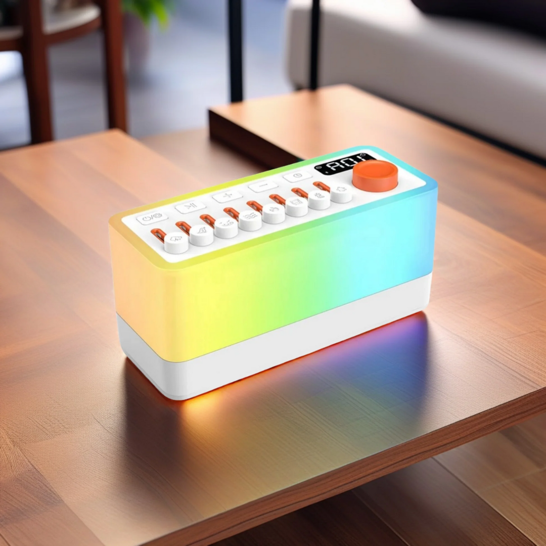 White Noise Machine With Soothing Night Light For Sleep
