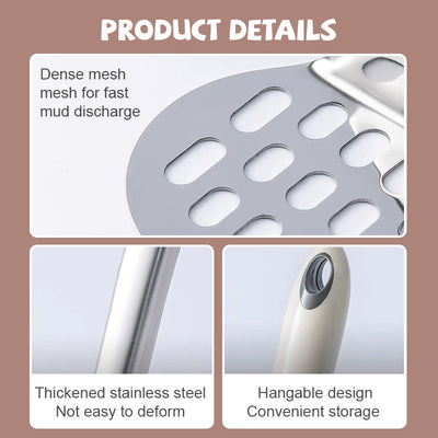Manual Stainless Steel Masher For Effortless Food Mashing