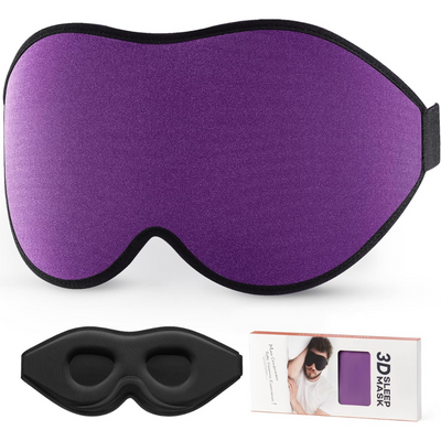 Light-Blocking Sleep Mask Soft Comfortable Adjustable Eye Cover