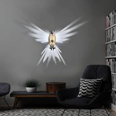 Eagle Wall Lamp 3D Decorative Modern Lighting Fixture