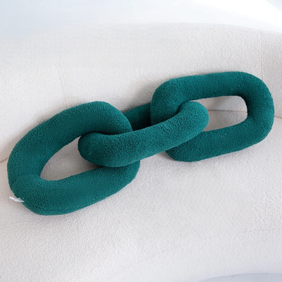 Plush Chain Knot Pillow Soft Decorative Cushion For Sofa And Home