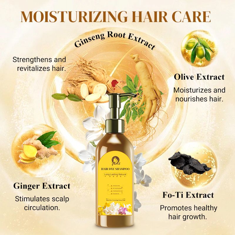 Long Lasting Natural Hair Dye Shampoo For Vibrant Color Results