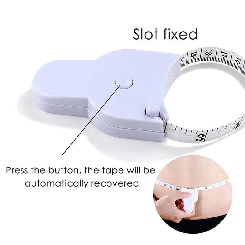Retractable Fitness Measuring Tape For Accurate Body And Workout Tracking