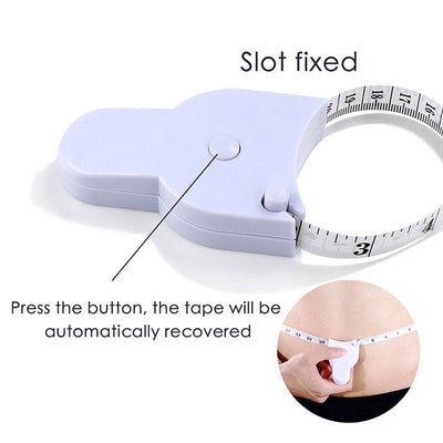 Retractable Fitness Measuring Tape For Accurate Body And Workout Tracking
