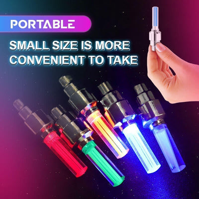 Waterproof LED Wheel Lights For Cars And Bikes Durable Bright