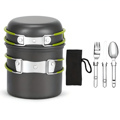 Lightweight Camping Cookware Set Portable Outdoor Cooking Essentials