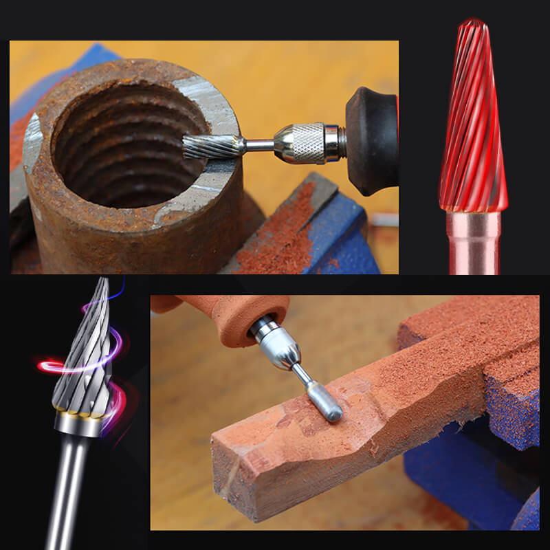 Tungsten Carbide Grinding Head Durable Steel Material Tool