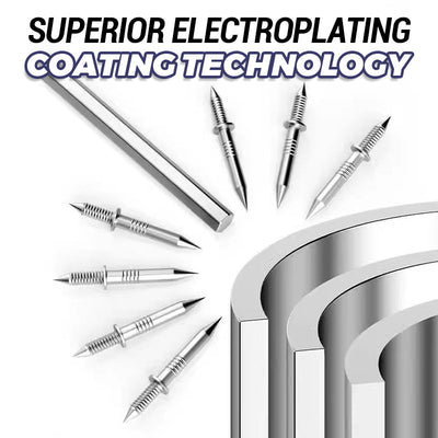 Double-Head Skirting Thread Seamless Strong Durable Nail