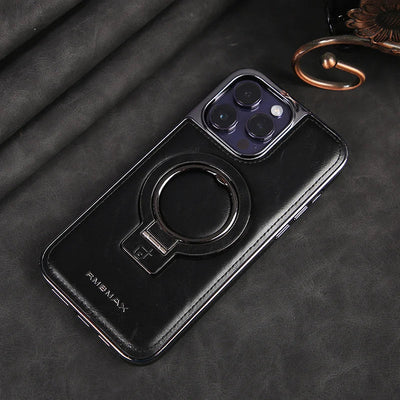 Leather Magnetic Phone Case Stand Holder For Mobile Devices