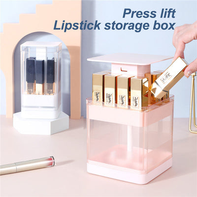 Pressing Design Transparent Cosmetic Display Case For Storage And Organization