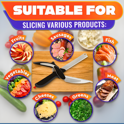 Clever Kitchen Cutter For Easy Food Preparation And Slicing