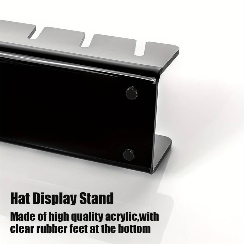 7 Compartment Acrylic Baseball Cap Display Stand Organizer Holder