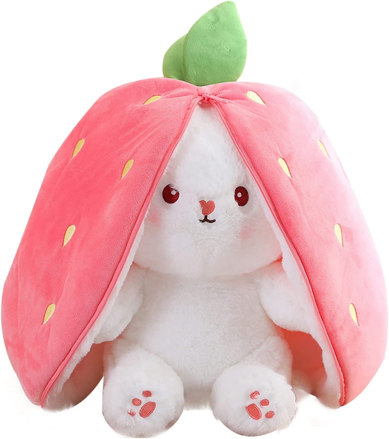 Strawberry Bunny Plush Toy Cute Little Rabbit Fruit Doll Plush
