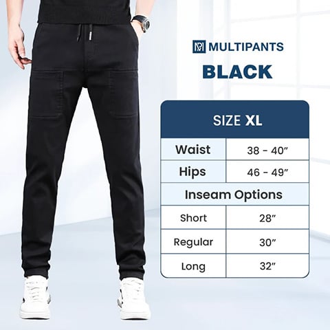 MultiPants Stretch Cargo Pants Durable Multi-pocket Workwear