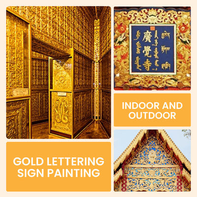 Water Based Gold Leaf Paint For Art Painting And Handcrafts