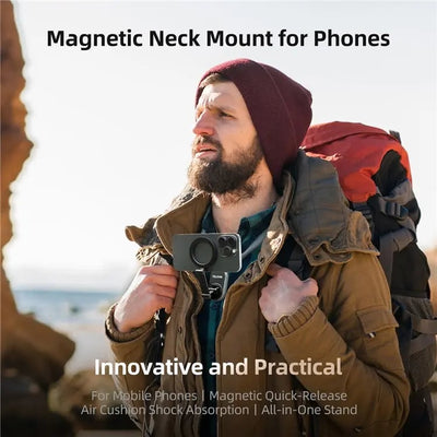 Magnetic Neck Mount For Phones Hands Free Convenient Holder