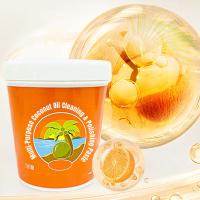 Multi-Purpose Coconut Oil Cleaning Paste For Polishing And Care