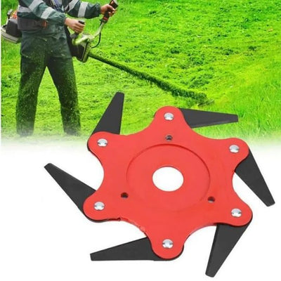 Steel Razor Trimmer Head With Six Leaf Whirlwind Blade Lawn Mower