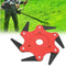 Steel Razor Trimmer Head With Six Leaf Whirlwind Blade Lawn Mower