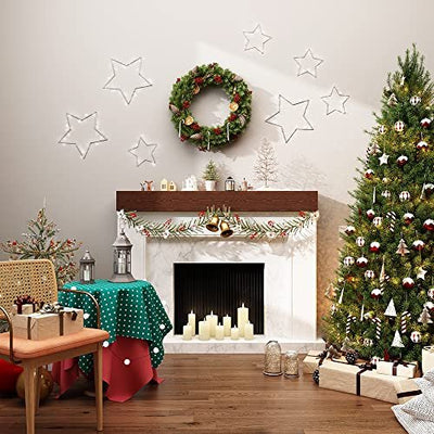 Rustic Wood Fireplace Mantel Wall Mounted Floating Shelf Decor