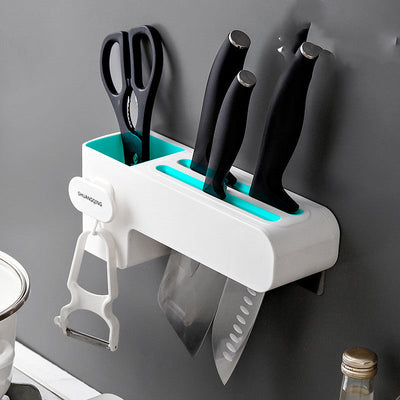 Kitchen Knife Rack Wall Mounted Organizer For Easy Storage