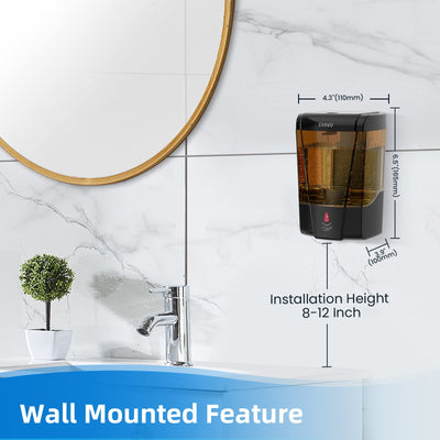 Automatic Soap Dispenser Wall Mount Hand Sanitizer 600ml Capacity