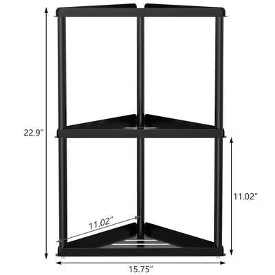 Corner Shower Caddy 3 Tier Standing Organizer For Bathroom Storage