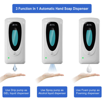 Automatic Foaming Hand Soap Dispenser Wall Mount Motion Sensor Foam