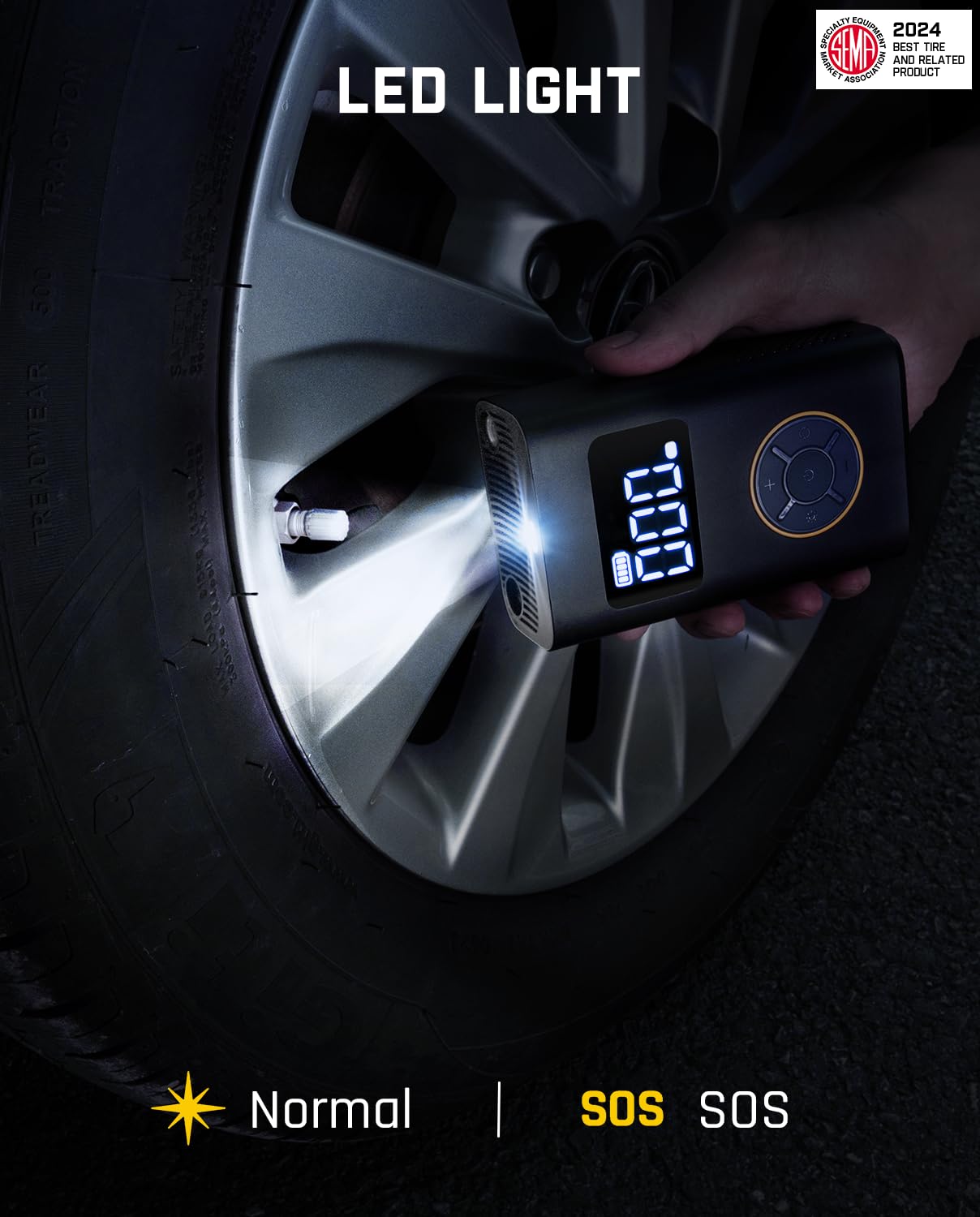 Fanttik X9 Pro Portable Tire Inflator 150PSI Digital Air Pump Compact Car