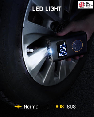 Fanttik X9 Pro Portable Tire Inflator 150PSI Digital Air Pump Compact Car