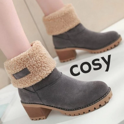 Cosy Ladies Winter Boots Warm Lined Comfortable Footwear