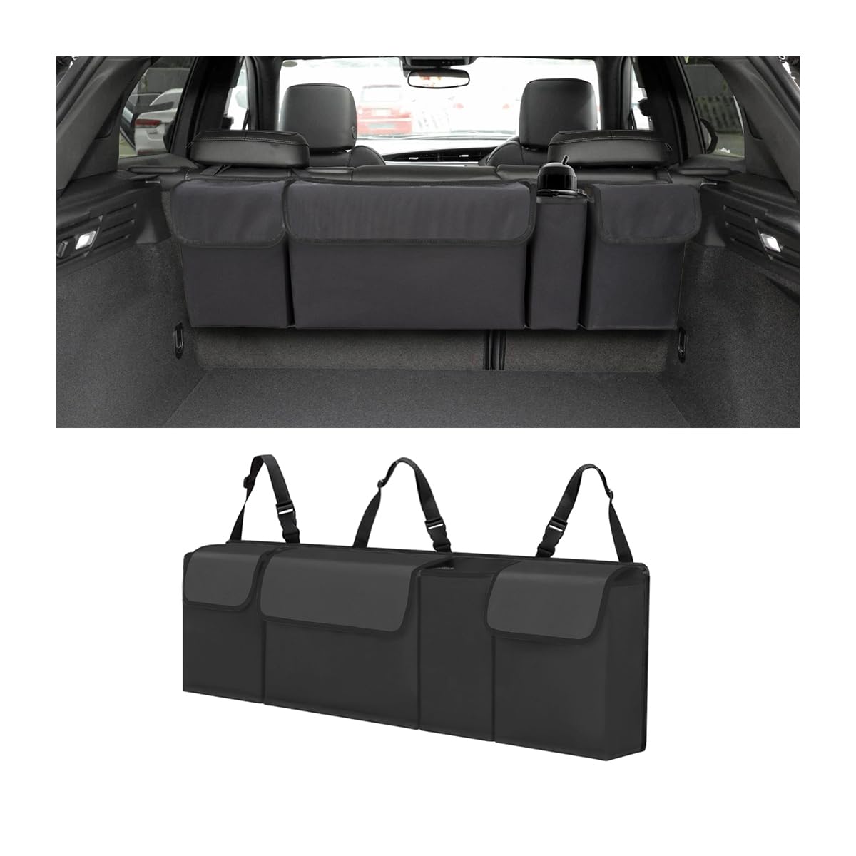Car Trunk Organizer Waterproof Large Capacity Collapsible Storage Bag