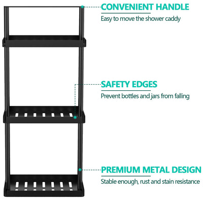Shower Caddy Organizer Corner Shelf For Bathroom Storage