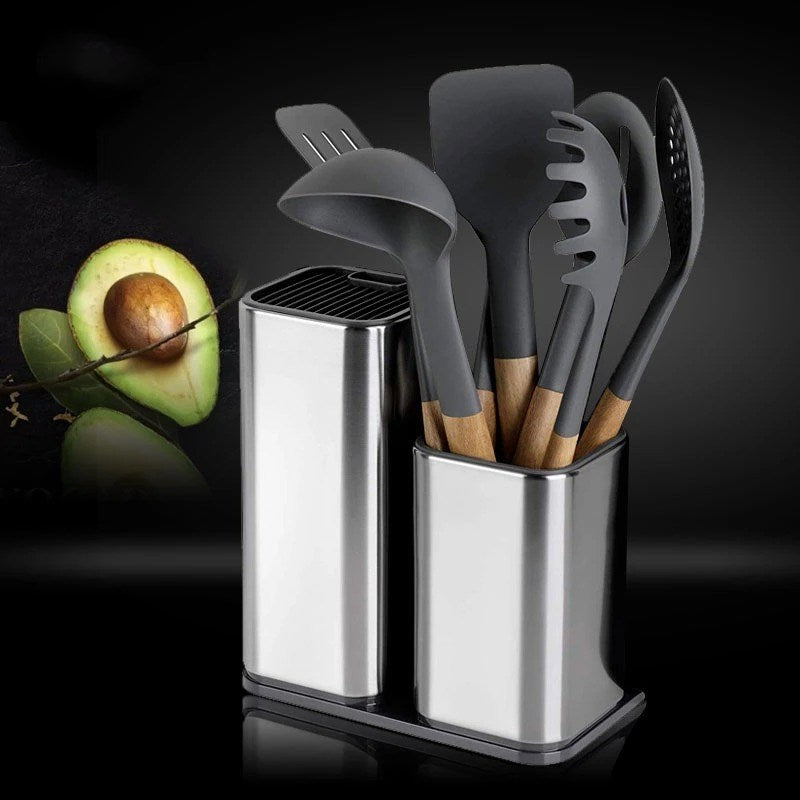 Kitchen Tool Holder Large Capacity Multifunctional Organizer Container