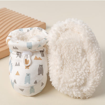 Warm Baby Boots Soft Fur Cozy Infant Shoes For Winter