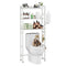 Toilet Storage Rack With Metal Toilet Paper Holder Heavy Duty