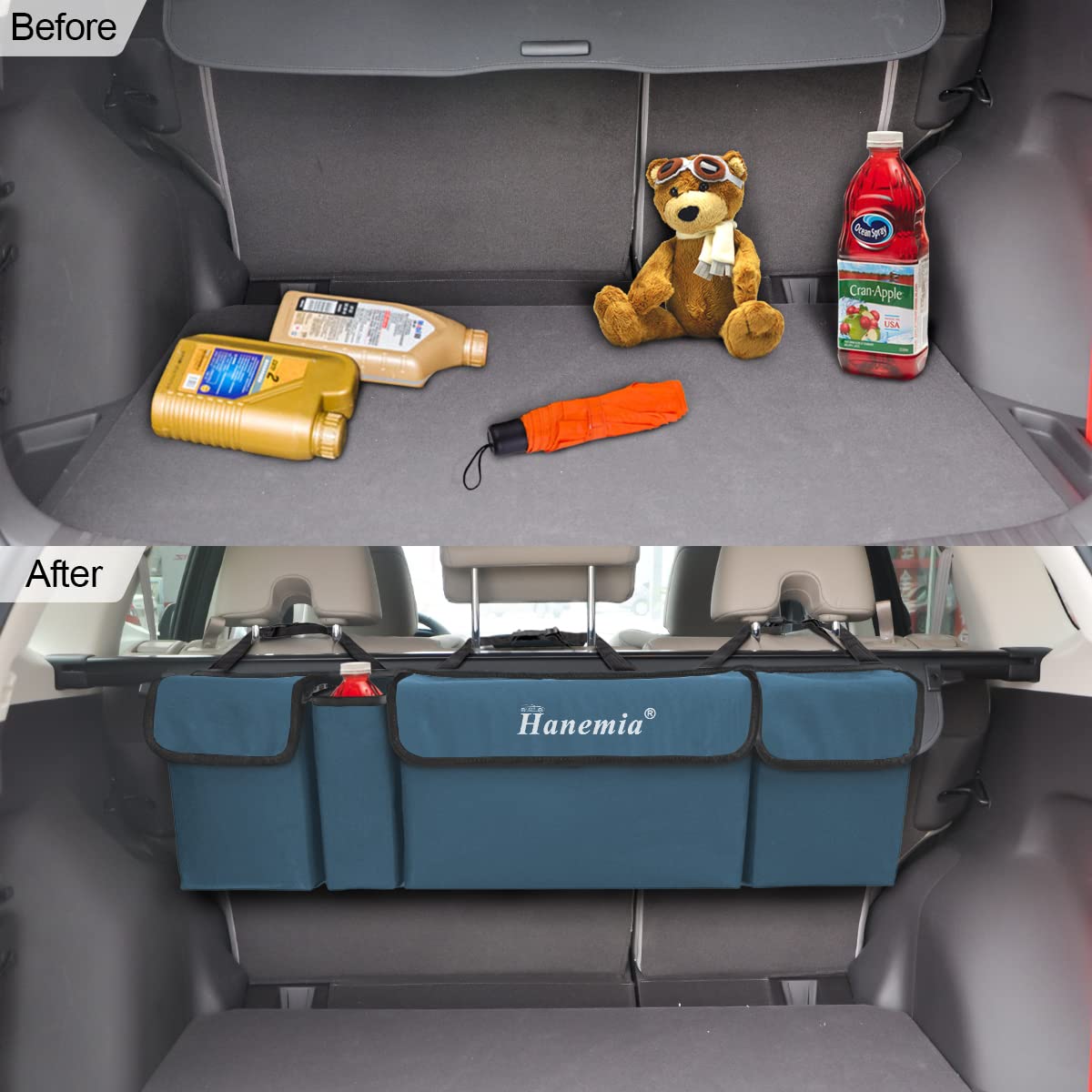 Car Trunk Organizer Waterproof Collapsible Storage Bag For SUV Truck MPV