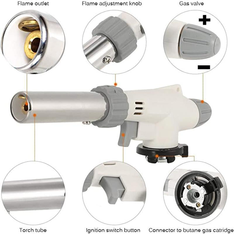 Butane Torch Kitchen Blow Lighter For Cooking And Crafting