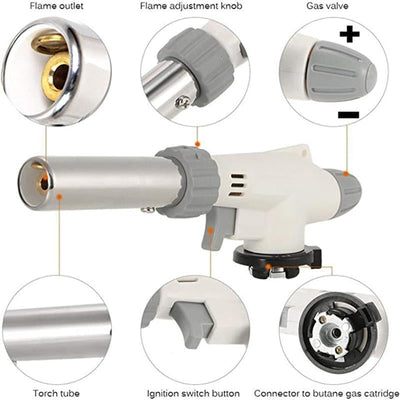 Butane Torch Kitchen Blow Lighter For Cooking And Crafting