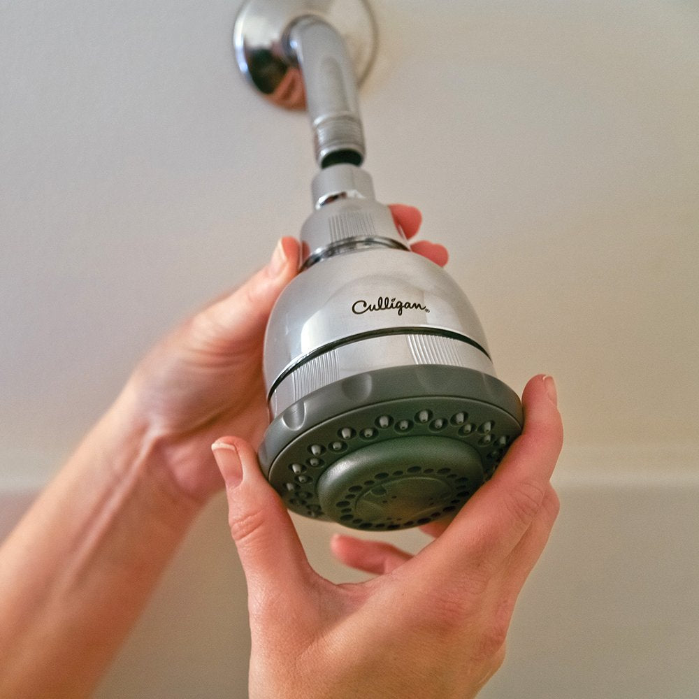 Wall Mounted Filtered Showerhead With Massage And 10000 Gallon Capacity