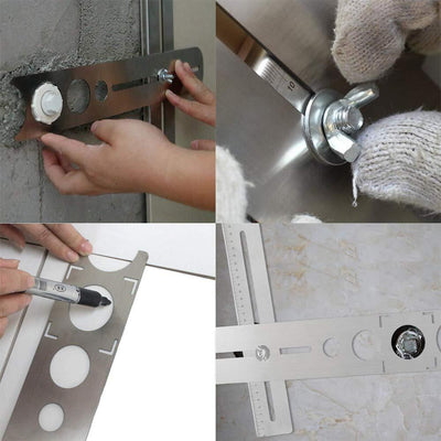 Tile Angle Measuring Ruler For Accurate Tile Cutting And Installation