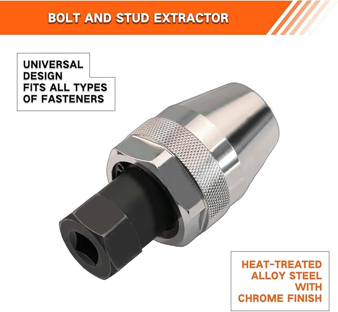 Damaged Bolt Extractor Tool For Removing Broken Bolts And Studs